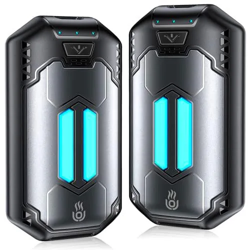 Calentador de Manos Recargable OUTJUT 6000mAh Calentador Eléctrico de Bolsillo Portátil 2 en 1