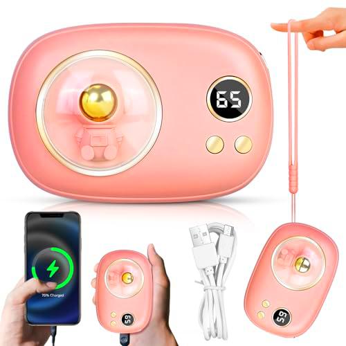 SPORWAY Calentador de manos recargable, 5200 mAh, calentador de manos eléctrico