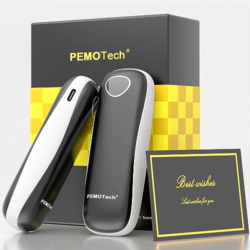 PEMOTech Calentador de Manos Recargable, 5000mAh, Cargador Portátil y Calentador de Manos 2-in-1