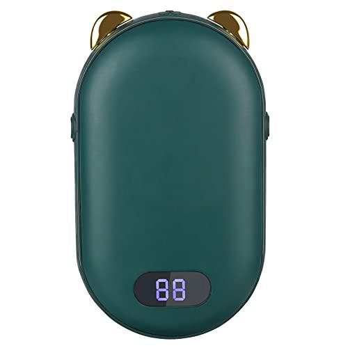 DAJASD Calentador de manos recargable, 5200 mAh, calentador de bolsillo eléctrico portátil