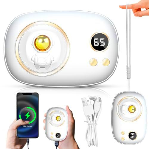 SPORWAY Calentador de manos recargable, 5200 mAh, calentador de manos eléctrico