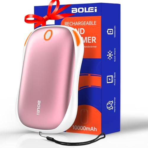 BOLEi Calentador de manos USB, calentador de manos eléctrico