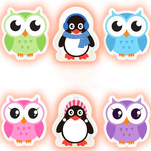 Calentador de manos para niños reutilizable, juego de 6 calentadores de manos para doblarse