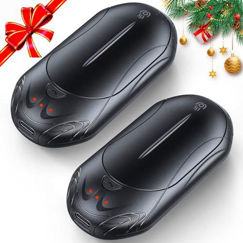 2 Pack Calentador de Manos Recargable OUTJUT 6000mAh Calienta Manos Calienta Manos Electrico Portátil 3 Modos de Calor Regalos para Raynauds