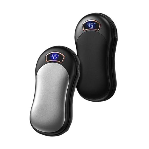 BNEHHOV Calentador de Manos 10000mAh Calentador Manos 2 en 1 Aquece as Mãos Recarregável Pantalla Digital Aquecedor de mãos reutilizável Regalo de Invierno para Acampar