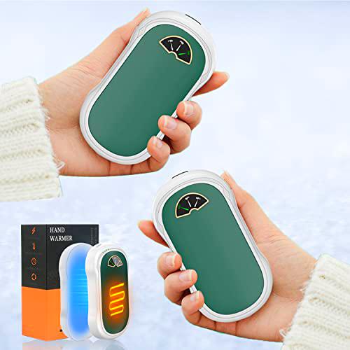 Calentadores de manos recargables, calentadores de manos USB recargables magnéticos 2 en 1
