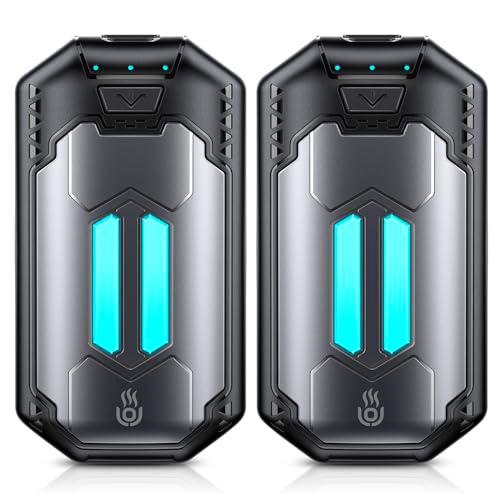 Calentador de Manos Recargable OUTJUT 6000mAh Calentador Manos Electrico Portable Reutilizable,para Acampada y Esquí,Regalos Tecnológicos para Mayores y Niños