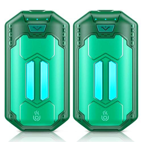 Calentador de Manos Recargable OUTJUT 6000mAh Calentador Manos Electrico Portable Reutilizable,para Acampada y Esquí,Regalos Tecnológicos para Mayores y Niños