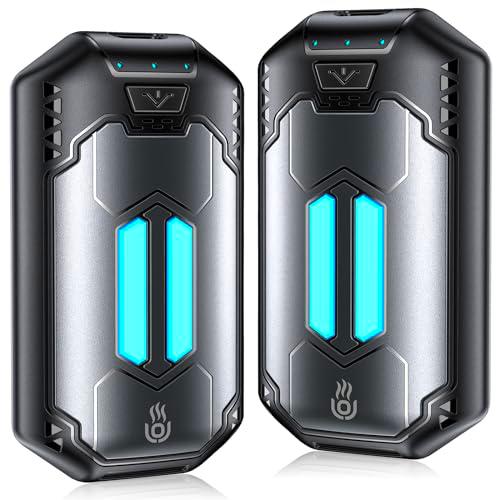 Calentador de Manos Recargable OUTJUT 6000mAh Calentador Eléctrico de Bolsillo Portátil 2 en 1