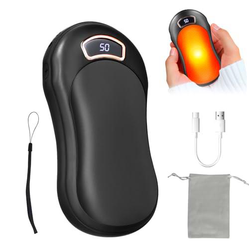 Calentador de manos eléctrico de 10000 mAh, calentador de bolsillo