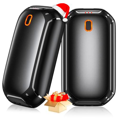 ISEYOU Calentador de Manos 2 en 1, 2 Pack Magnético Calienta Manos Recargable USB con 3 Modos de Calor Ajustables