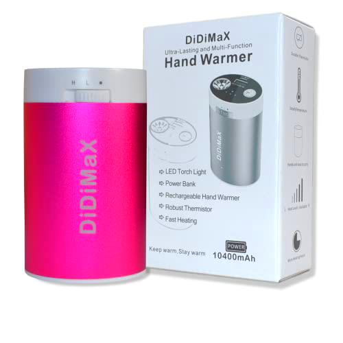 Calentador de mano DiDiMaX, calentadores de manos recargables por USB