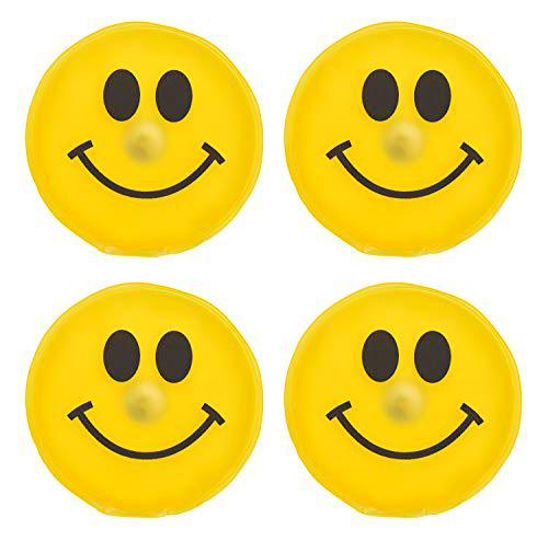 MC-Trend Juego de 4 calentadores de manos con forma de corazón para mantener los dedos calientes contra las manos frías en otoño e invierno