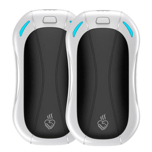 FANDLISS Calentador de manos eléctrico portátil 2 en 1 compatible con carga rápida tipo C