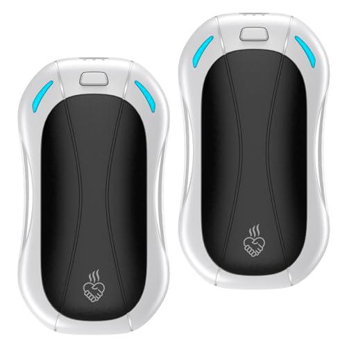 FANDLISS Calentador de manos eléctrico portátil 2 en 1 compatible con carga rápida tipo C
