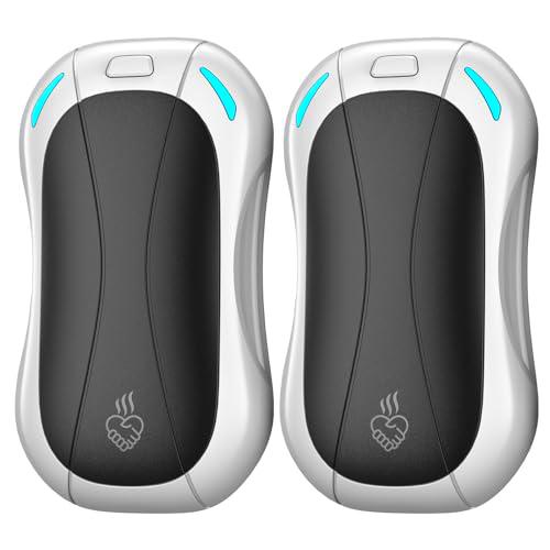 FANDLISS Calentador de manos eléctrico portátil 2 en 1 compatible con carga rápida tipo C