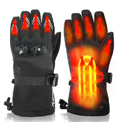 Himiway Guantes calefactados L, Guantes de motocicleta climatizados