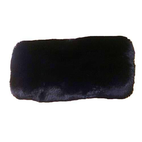 VORCOOL Mangos de piel sintética para hombre, color negro