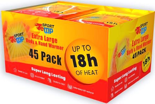 Sport Temp Calentadores de Manos y Cuerpo Grandes (45 Unidades)