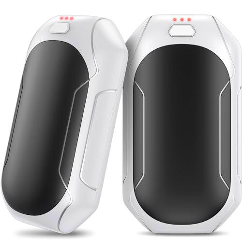 Calentador de Manos Recargable, Calentamiento Rápido con 3 Niveles de Calor de 40ºC a 55ºC