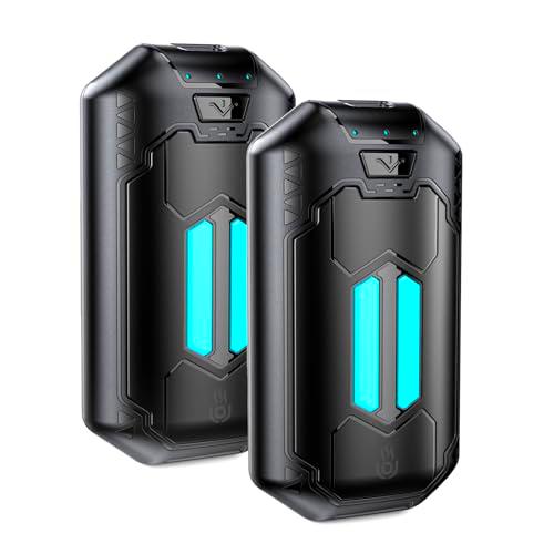 OUTJUT Calentador de manos eléctrico: 2 piezas de 6000 mAh Calentador de manos Recargables