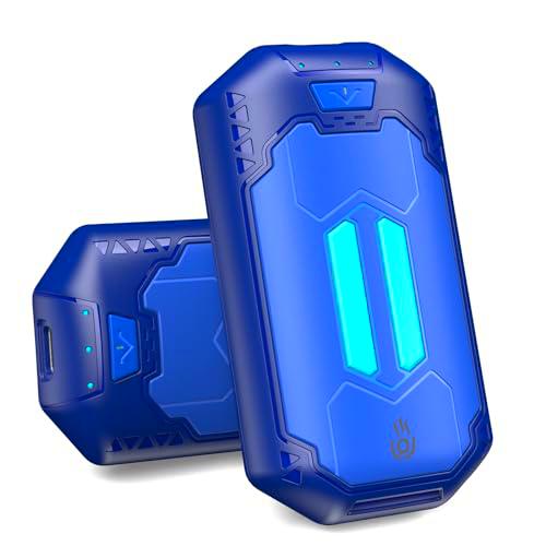 OUTJUT Calientamanos Eléctricos: 2 Piezas de 6000mAh Calientamanos Recargables