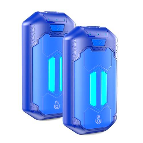 OUTJUT Calentador de manos eléctrico: 2 piezas de 6000 mAh Calentador de manos Recargables