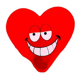 Calentador de manos instantáneo en forma de corazón