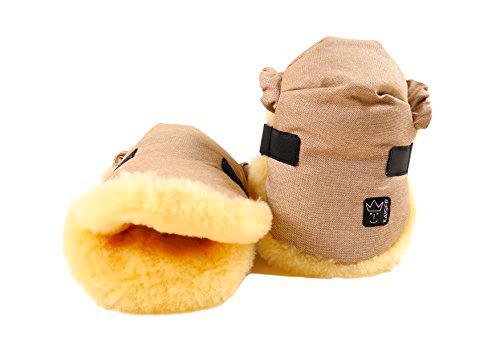 Kaiser Twoolly - Calentador de manos (piel de cordero beige)