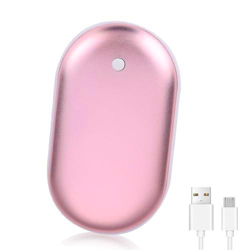 Funmo Calentador de manos recargable, 5000 mAh, calentador de manos recargable