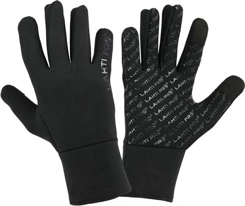 Lahti PRO Guantes de trabajo térmicos, talla 10 (XL) | color: negro | guantes protectores con mango antideslizante guantes de jardinería guantes de protección contra el frío invierno