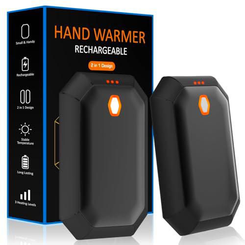 Calentadores de manos recargables, 2 unidades de 4000 mAh