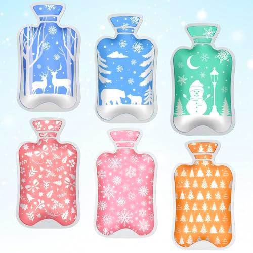 Pizsieat 6 Piezas Calentador de Manos Reutilizable,Mini Calentador de Bolsillo para Niños