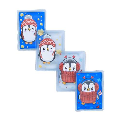 Calentadores de bolsillo reutilizables, juego de 4 unidades