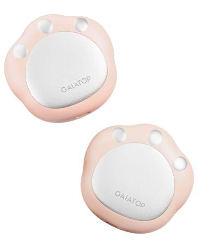 Gaiatop Calentadores de manos recargables, paquete de 2 unidades con forma de pata de gato
