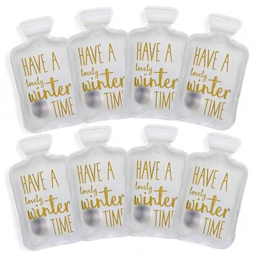 MIJOMA Juego de 8 calentadores de manos para doblarse