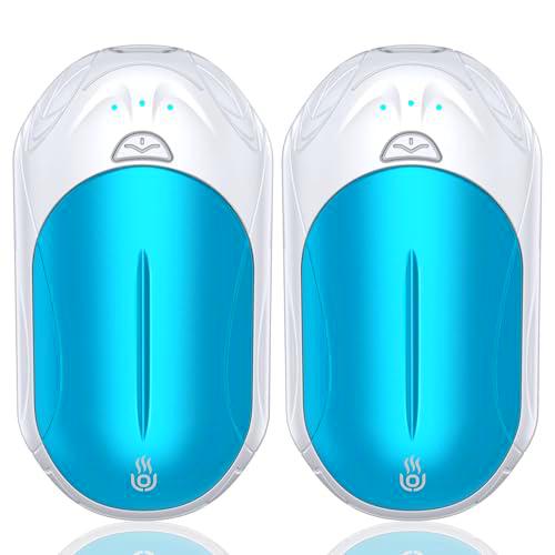 OUTJUT Calentador de Manos 2 Packs, 6000mAh Calentador de Manos Reutilizable
