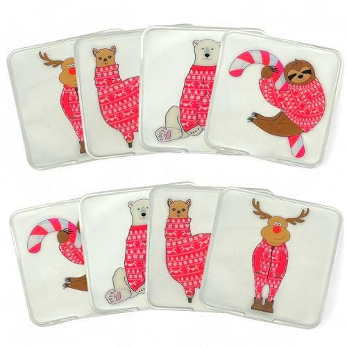 MIJOMA Juego de 8 calentadores de manos para doblar