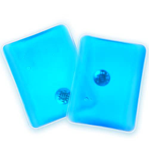 Vicloon Calentador de Bolsillo para Niños,2 Piezas Mini Calienta Manos Gel de Rectángulo,Calentador Reutilizable,Calentadores de Manos para Adultos y Niños,Acampar al Aire Libre y Escalar