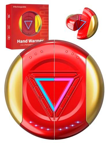 Calentador de manos eléctrico, color rojo