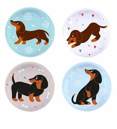 Calentador de bolsillo con diseño de perro salchicha, 4 unidades