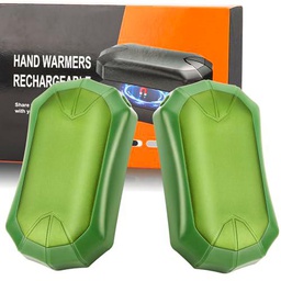 Calentador de Manos 2 Piezas,Calentadores Eléctricos Portátiles Reutilizables de 6000mah