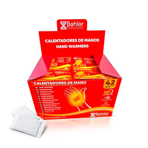 Pack de 42 Calentadores de Mano Reutilizables, Activados por Aire