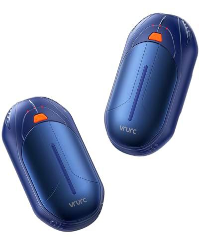 VRURC Calentador de Manos portátil Recargable, Paquete de 2