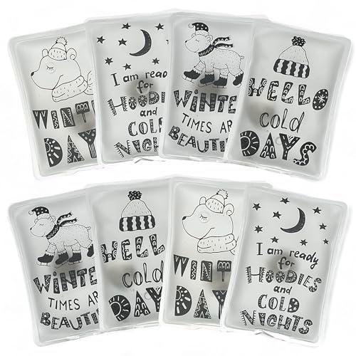 MIJOMA Juego de 8 calentadores de manos para doblar