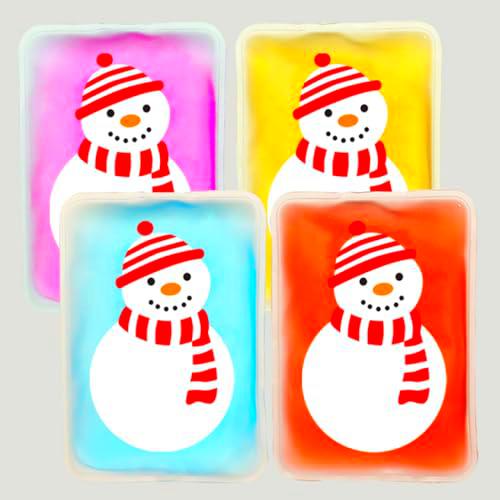 Calentadores de manos pequeños con clic, paquete de calor reutilizable a presión