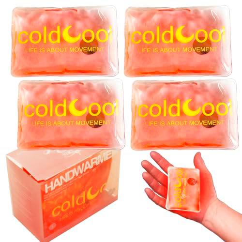 Paquete de 4 calentadores reutilizables a presión, calentadores de manos con clic