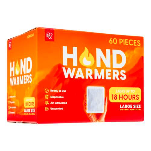 Iris USA - Calentadores de Manos Grandes, 60 Calentadores Individuales