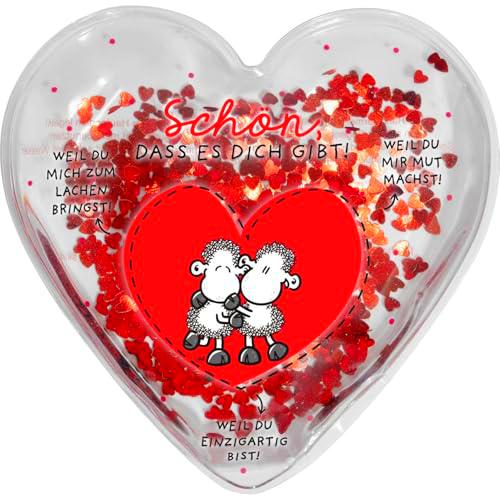 Sheepworld Diseño Weil | Forma de corazón, 10 cm x 10 cm