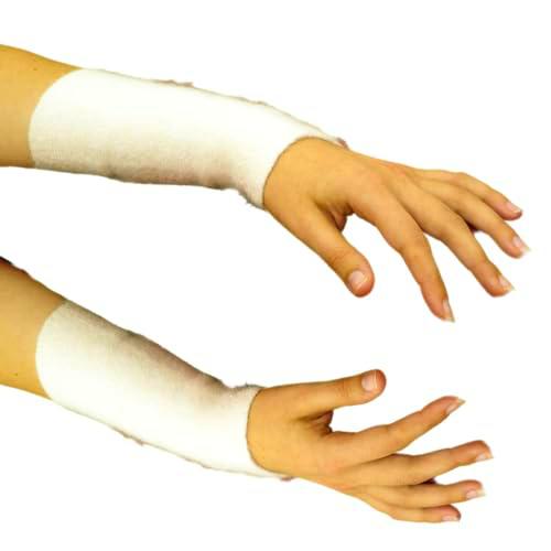 Olanmarp Calentador de pulso Fashion Angora para alivio del dolor (par)